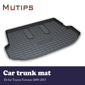 

Mutips Car Cargo rear trunk mat For Toyota Fortuner 2009 2010 2011 2012 2013 2014 2015 Waterproof carpet Anti-slip mat cushion