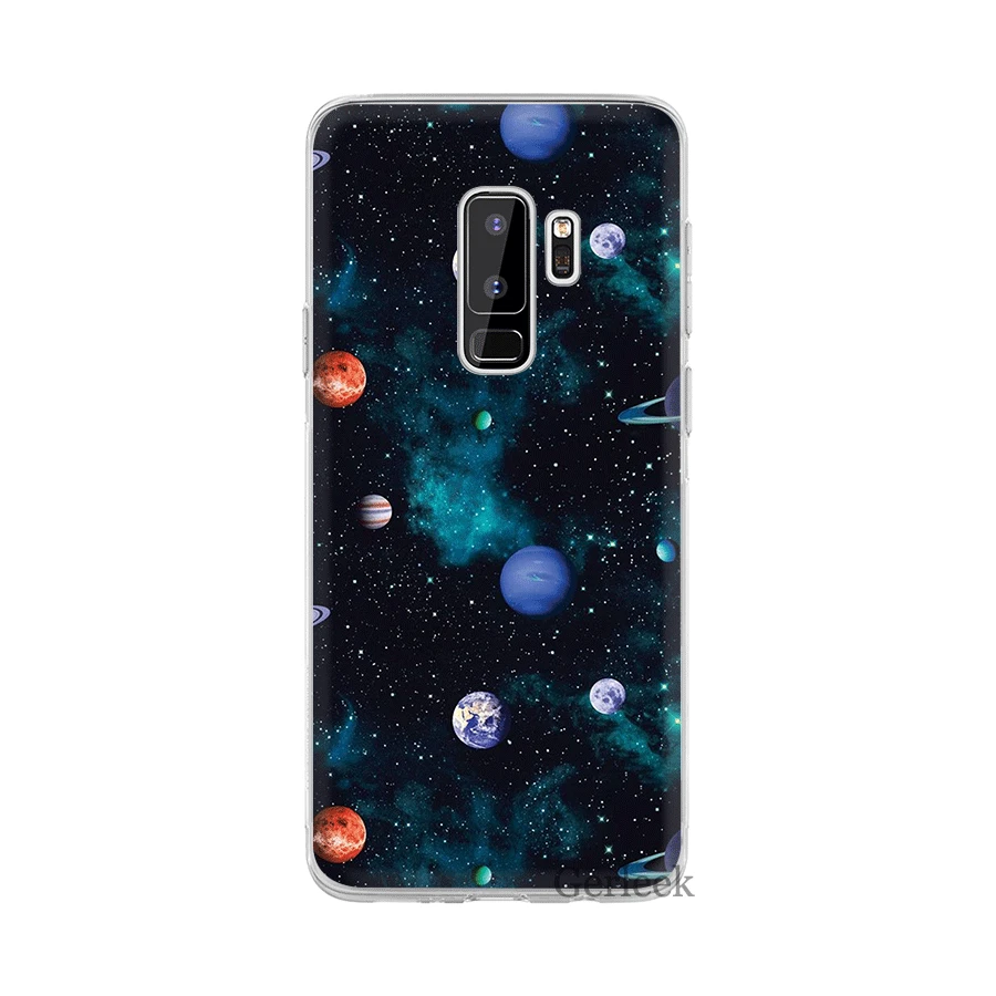 Чехол для телефона из термополиуретана для samsung A5 A6 A7 A8 A9 A10 A20 A30 A40 A50 A60 A70 крышка Космос оболочки