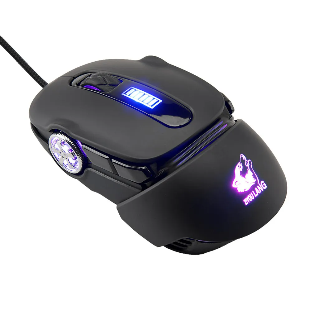 OMESHIN профессиональная Проводная игровая мышь 6 клавиш 2400 dpi светодиодный оптический USB компьютерная мышь игровая мышь v1 игровая мышь для PC9