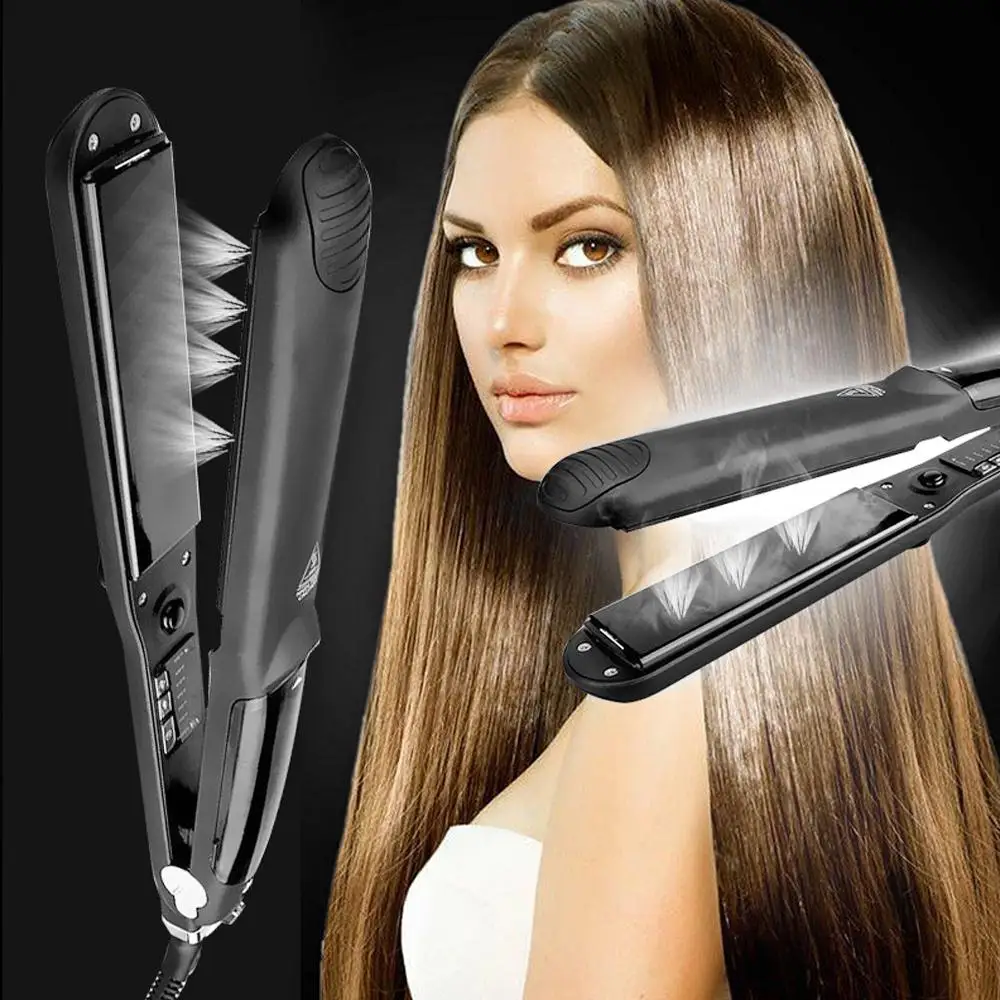 

Hair Curler Straightening Irons Steam Hair Straightener Ceramics Fashion Major Salon Stylist Beauty Health Flat Iron Straighten