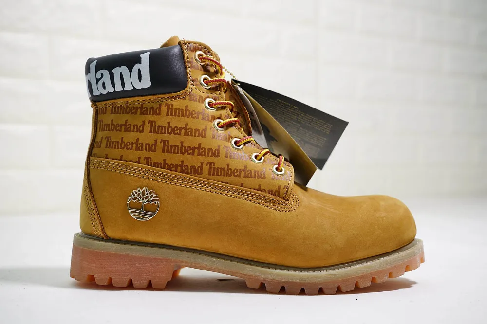 TIMBERLAND оригинальные уличные мужские ботинки премиум класса 6 дюймов кожаные ботинки для пешего туризма для мужчин A1TUU обувь из натуральной коровьей кожи - Цвет: Wheat Yellow