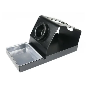 

New T12 Soldering Iron Station Stand Stable Welding Solder Iron Tips Holder with Insulation Pad Brass Wire Ball Tip Cleaner