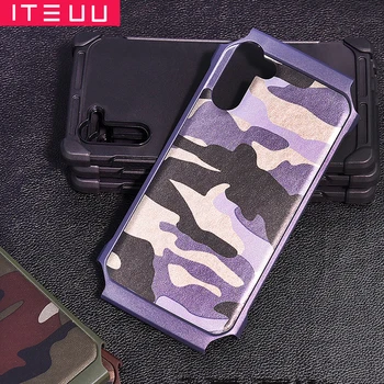 

ITEUU Army Camouflage Case for Samsung Galaxy Note 10 10+ 9 Cases Anti-knock Shockproof Back Cover for Samsung Note 10 Plus 9