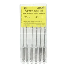 6 шт./упак. 1-6# стоматологический, Эндодонтический напильники Стоматологическая дрель стоматологические боры бор Гейтса Glidden Endo файлы ворота стоматологические инструменты лаборатория