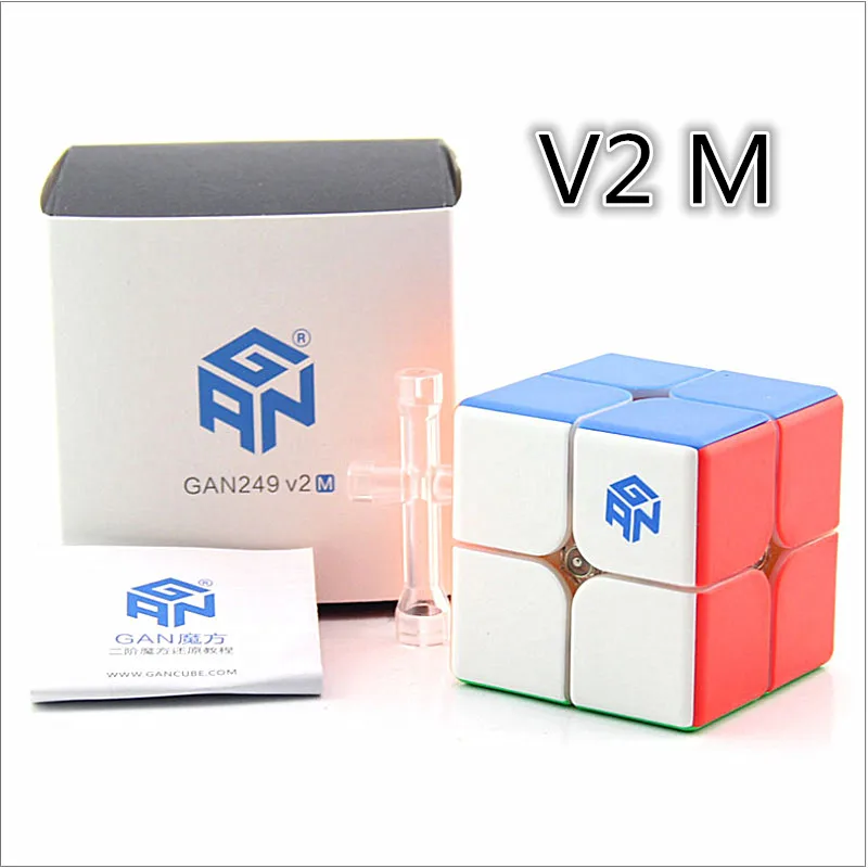 

Gan 249 V2/V2 M Magnetic 2X2 Magic Cube GAN249 V2 2X2 Speed cube GAN 2X2 Puzzle Magnetic Cube gans 2x2x2 cube Toys For Children