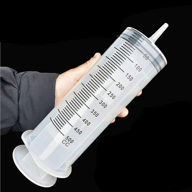 Large seringue 500 ml syringe 500/100/200ML Water Dog feeder for cats  waterer Pump Measuring With 1m Tube Feeding Ink - AliExpress