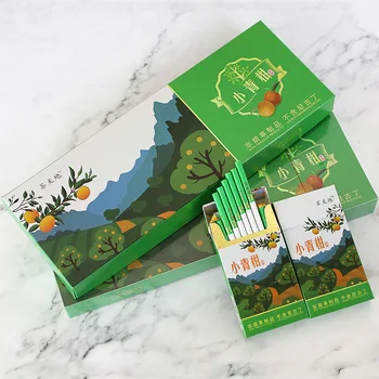 

China Xiaoqingganchayan Small Green Mandarin Tea Smoke Fine Branch Alternative To Smoke No Nicotine for Help Quit Smoking