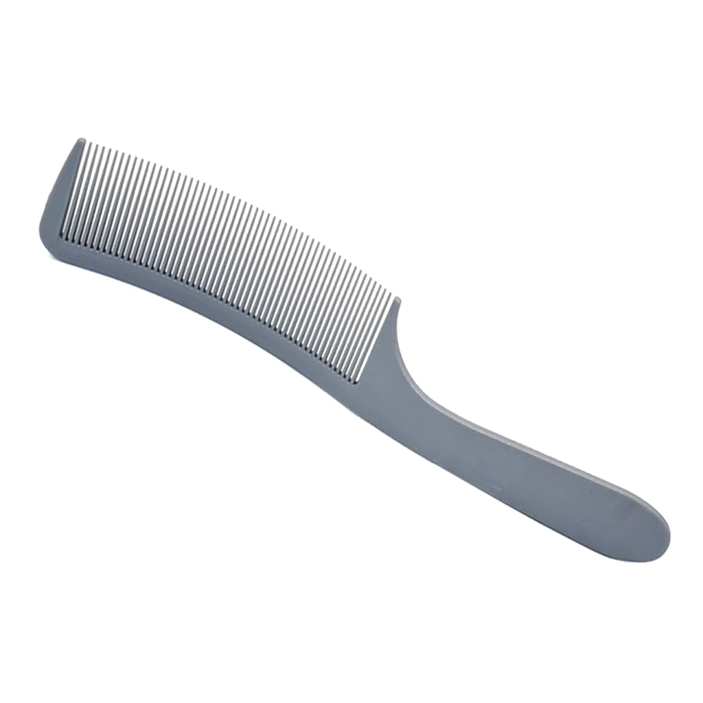 Professional Barber Salon Curved Comb Flat Top Haircut Trimming Comb for Men Anti-static Curved Shaver Hair Clipper Combs