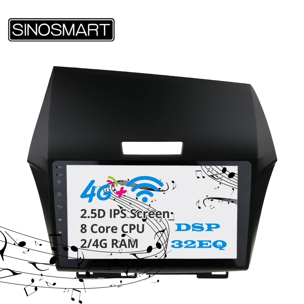 Top Sinosmart  Android 8.1 2Din IPS/QLED 2.5D screen car gps radio navigation player for Honda Jade 2013 14
