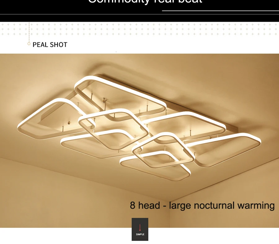 Best Modern Ceiling lights lamp for living room bedroom Acrylic indoor Lighting Fixture with Remote control deckenleuchte Lampara 17 Best Modern Ceiling lights lamp for living room bedroom Acrylic indoor Lighting Fixture with Remote control deckenleuchte Lampara 17