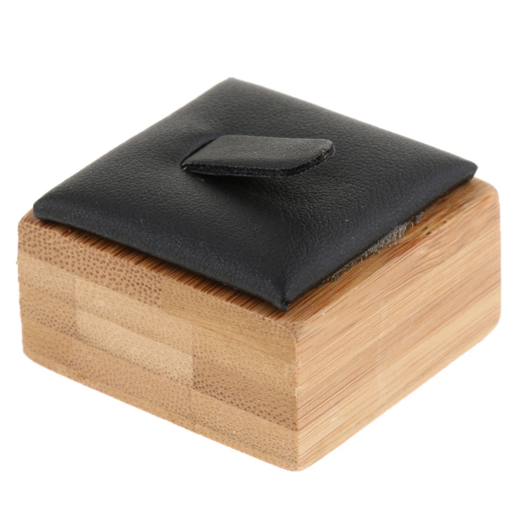 Solid Wooden Ring Jewelry Display Stand Holder Single Ring Exhibition