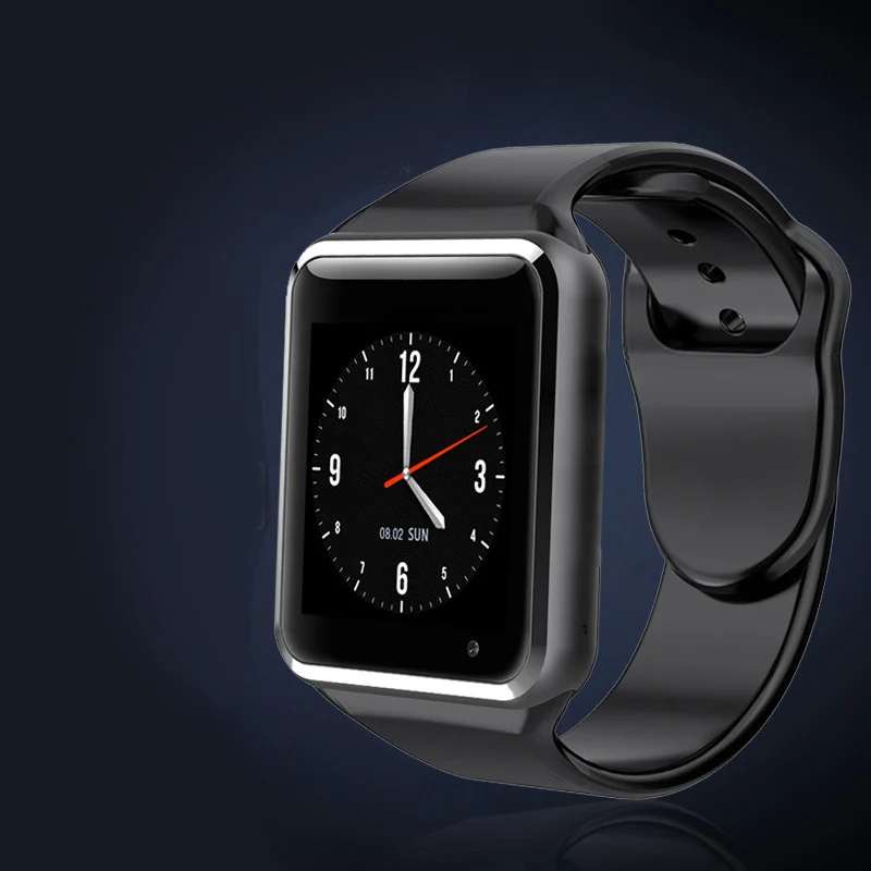 Bluetooth умные часы для мужчин с сенсорным экраном большой аккумулятор поддержка TF
