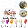 6/18PCS  Ants Shaped Winter Ice Fishing Lure Jigging AD-Sharp Lead Hard Hook Artificial Integrated Bait Balancer Fishing Access ► Photo 2/6