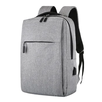 

Business Zipper Computer Backpack Men Travel USB Charging Notebook Lightweight Multifunctional Shoulder Bag Large Capacity