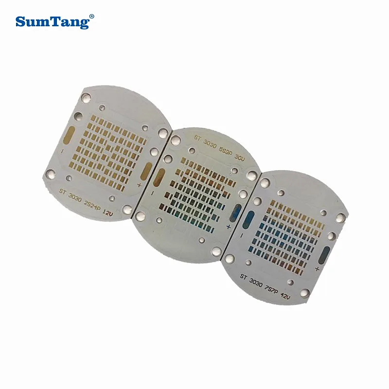 

5PCS/Lot LED Bare Board PCB 50W 12V 30V 42V For LED Flood Light Street Light Solar Panel betteries From Factory Directly