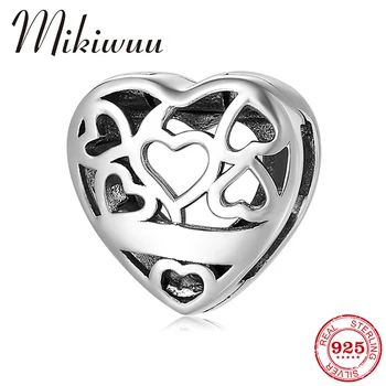 

Hollow Hearts Clip Beads 925 Sterling Silver Charm Jewelry Making fit Original Reflection Charm Bracelet for Women