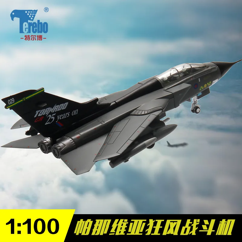 

Terebo 1:100 squad fighter model alloy aircraft model simulation finished military ornaments collection gift