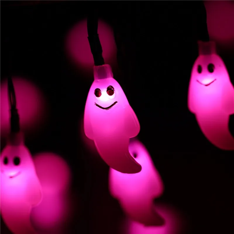 Новое поступление 20 Led Ghost солнечные гирлянды наружные солнечные гирлянды Водонепроницаемая Солнечная энергия для сада внутренний двор рождественские вечеринки