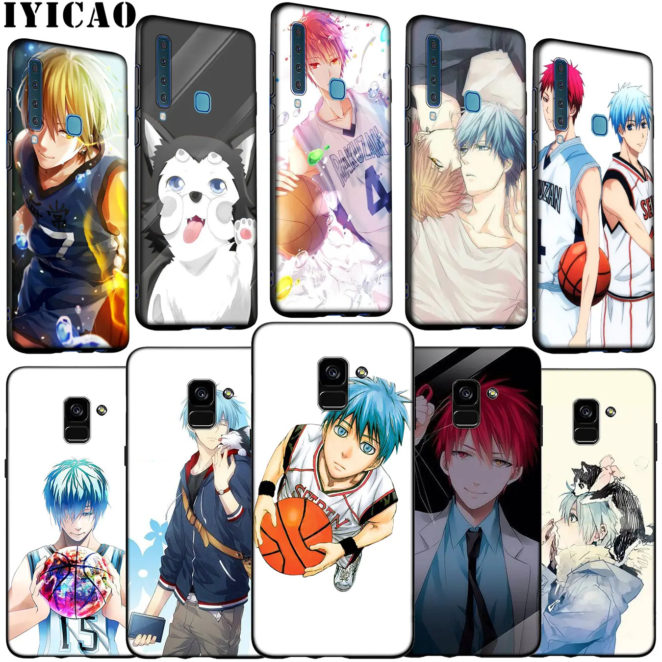 Kuroko No Basketball Soft Silicone Phone Case for Samsung Galaxy A6 A7 A8 A9 2018 A3 A5 2016 2017 Note 9 8 10 Plus |
