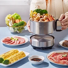 220 В Электрический чайник многофункциональная рисоварка из нержавеющей стали Портативный сплит-Тип горшок кухонная плита для домашнего спального места