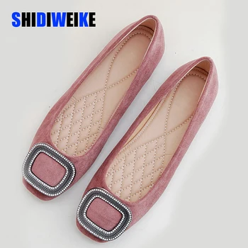 

Women Flats 2020 New Spring Shoes Women Casual Multicolor All Seasons Ballet Slip On Flats Loafers Shoes Woman AB253