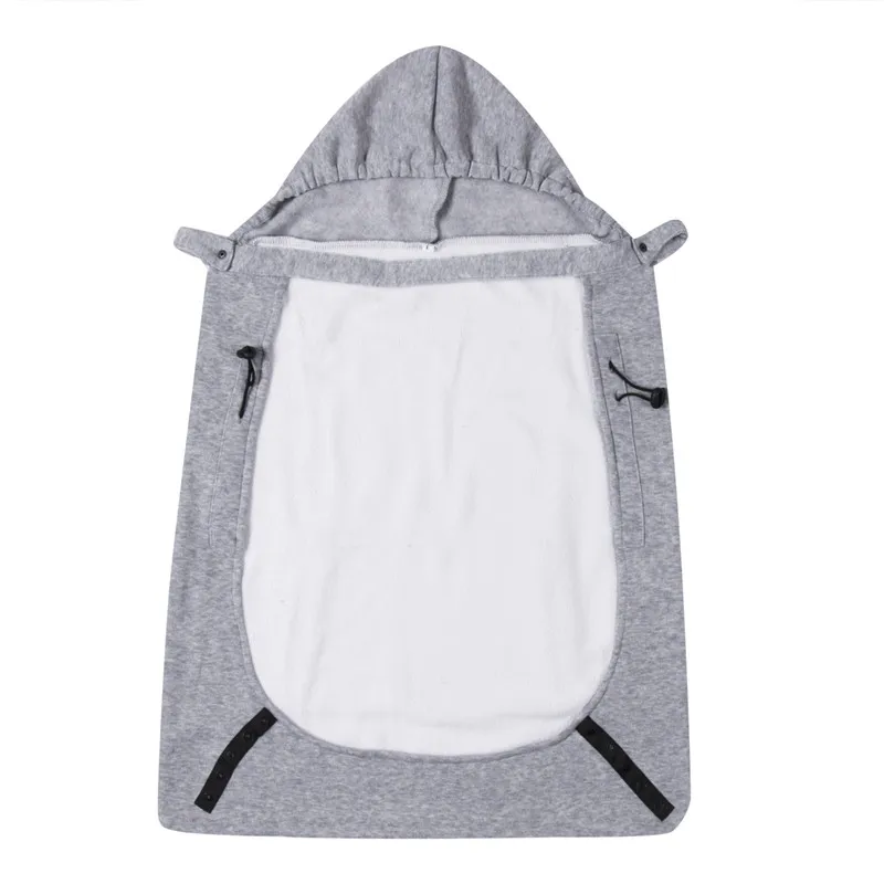 Колыбель для переноски младенца слинг ветрозащитный Детский Рюкзак серый одеяло Детская сумка-переноска комфортная слинг теплая накладка
