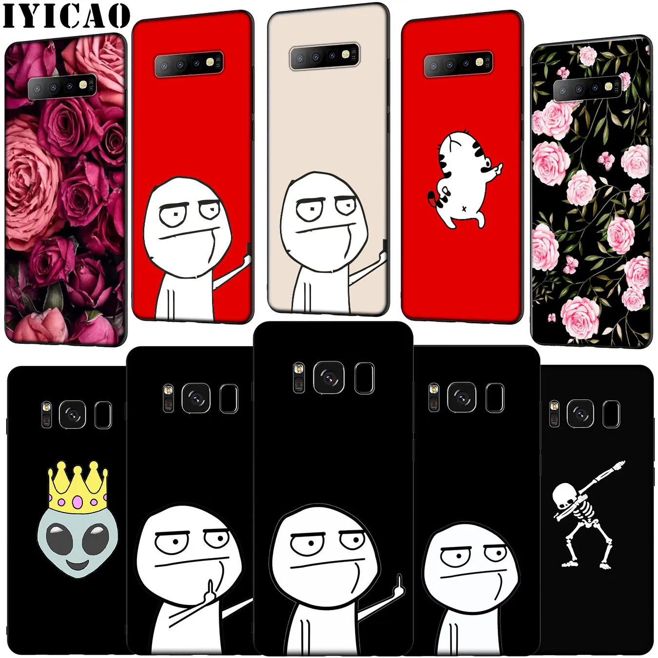 IYICAO мягкий чехол для телефона влюбленных Samsung Galaxy S20 Ultra S10 Lite S9 S8 Plus S6 S7 Edge S10e |