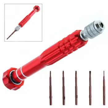 

Multifunction Screwdriver Set with Phillips Slotted Pentagon T Type Screw Driver Bits for Mobile Phone Computer Repair Tool