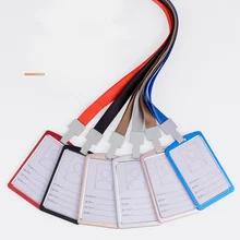 Алюминиевые Заказные шейные нагрудники рабочие карты Висячие карты работника металлические выставочные бирки