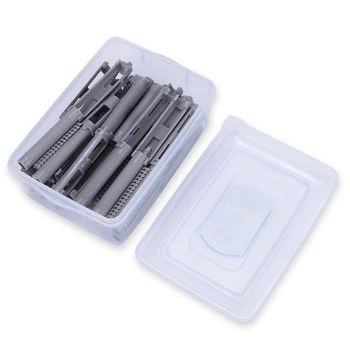 

Gray 25Pcs/Bag DIY Hair Clip Wave Perm Rod Bars Corn Curler Hair Roots Perm Hair Styling Tool Design Curling Curler Hairdresser