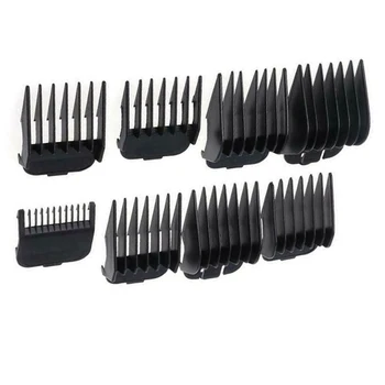

8pcs Professional Limit Comb Cutting Clipper Trimmer Guards Attachment 3-25mm Universal Attachment Size Barber Replacement