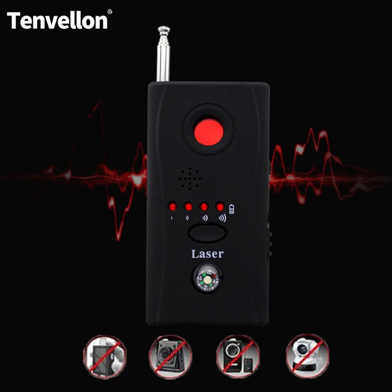 Security Protected Anti - Spy Detector Mini Wireless Camera Hidden Signal GSM Device Finder Privacy Protect Security comprass