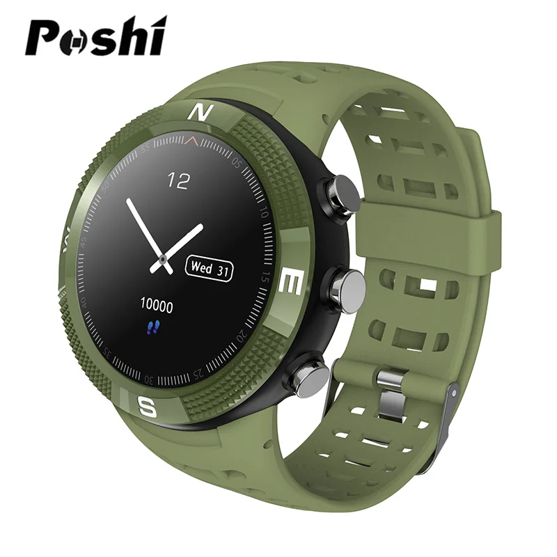 green GPS Smart Watch Satellites Global Positioning System Heart Rate Bluetooth 4.2 Call Multi-Sports Mode Pedometer Sport Smartwatch - Цвет: green