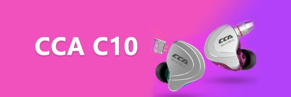 CCA A10 5BA сбалансированная арматура драйвер HIFI наушники вкладыши гарнитура наушники TRN X6 CCA C10/C16