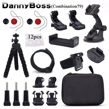 

for Gopro Accessories Set Auto Suction Cup for go pro hero 7 6 5 4 3 for Eken h8r for xiaomi for yi sport camera accessories