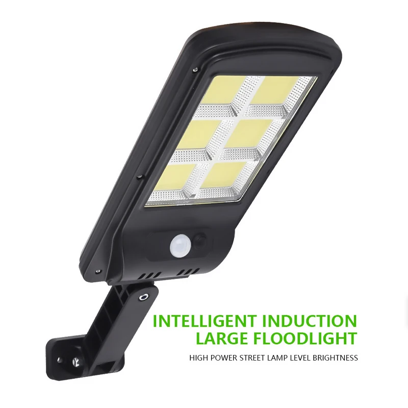 

Solar remote control wall lamp outdoor human body induction lamp waterproof rural courtyard channel street lamp energy saving