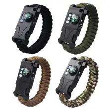 Горячая Плетеный парашютный шнур браслет нежная текстура Плетеный Морской браслет регулируемый шнур дружбы Парашютная веревка