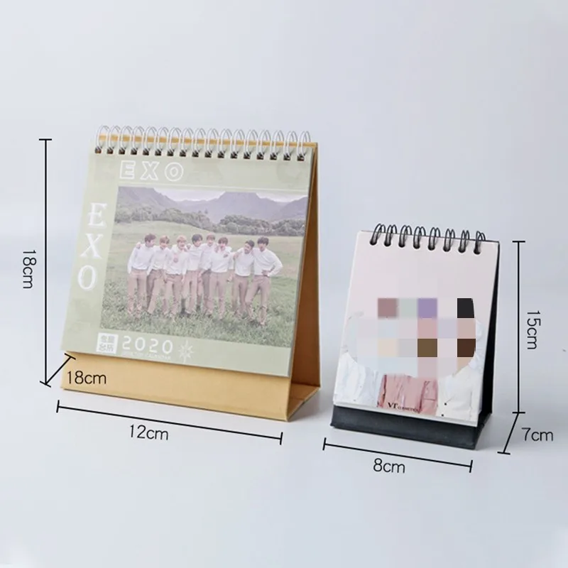 EXO ITZY STARKIDS TWICE X1 Настольный стерео календарь плакат Persona концепция глянцевый календарь плакат украшение дома