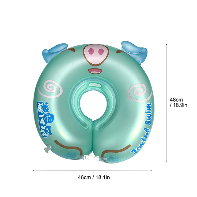 Infant Inflatable Swim Neck Ring Float Rings for Baby Growth Bathing Swimming Pool Accessories for Newborn Aged 3-12 Months 5