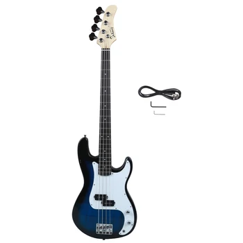 

Glarry GP Electric Bass Guitar Cord Wrench Tool Dark Blue ZJ55