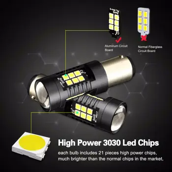 

White LED Light 6000K 1000-1200LM Weather-Resistant Aluminum Reversing