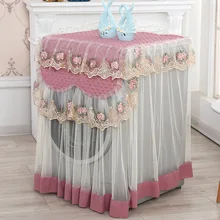 Waterproof Full Washable Decorative Accessories Lace Washing Machine Cover Multifunctional Home Solid Anti Dust Dryer Protection