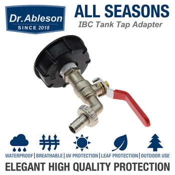 

IBC Tank Adapter S60X6 Tap 1/2" Replacement Valve 60mm Coarse Thread to 15mm Garden Water Connectors Drain Adapter Accessories