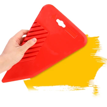 

Handheld Wall Spackling Paint Scraper Spreader Reusable Home Decals Wallpaper Construction Easy Clean Floor Large Rubber Tool