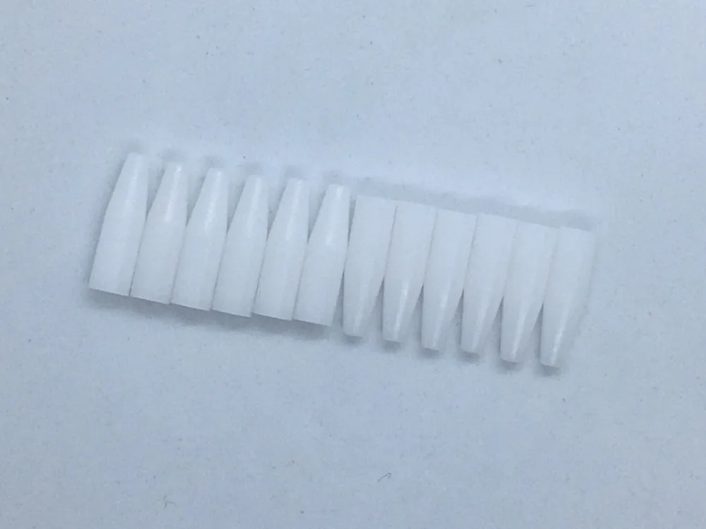 50/100pcs 8x20mm 8x100mm und andere kunden spezifische Größen Leiterplatte Test vorrichtung Teile Platte Pom Druck Bar Punkt Ende weiß/schwarz – Detail 5
