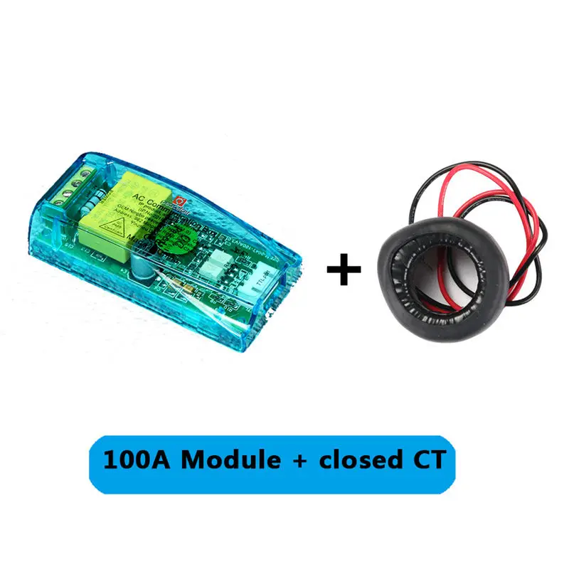 PZEM-004T AC цифровой многофункциональный метр ватт мощность вольт ампер ttl ток тестовый модуль PZEM-004T с катушкой 0-100A 80-260 В переменного тока - Цвет: 3