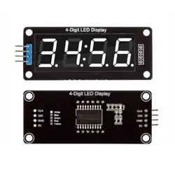 1 шт. Дисплей трубка модуль для Arduino TM1637.h Замена 4-разрядный Компоненты Дисплей модуль аксессуары