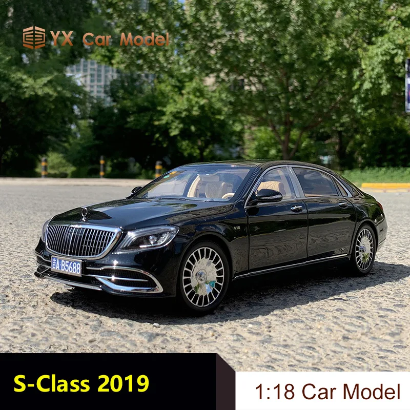 Почти Настоящая модель 2019 Maybach S class из сплава 1:18 автомобиля|Наземный транспорт| |