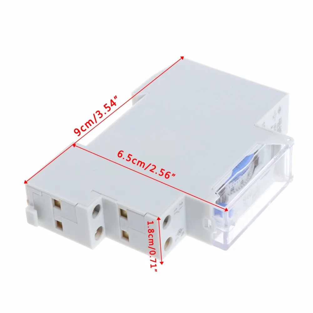 AC 110 V/AC 220V 15 минут механический таймер 24 часа программируемые Din рельсовые переключатели