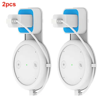 

Hanging Wall Mount Easy Apply Home Practical Outlet Use Functional Space Saving Stand Speaker Holder For Amazon Echo Input